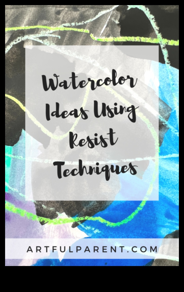 DIY Kids' Watercolor Resist: Crearea de capodopere colorate